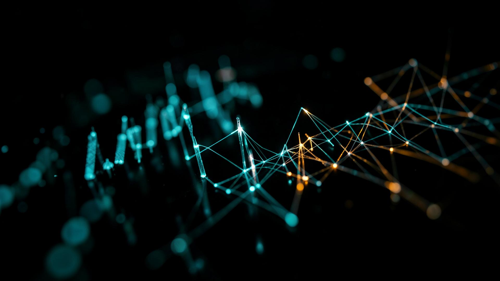 An abstract texture of market data
